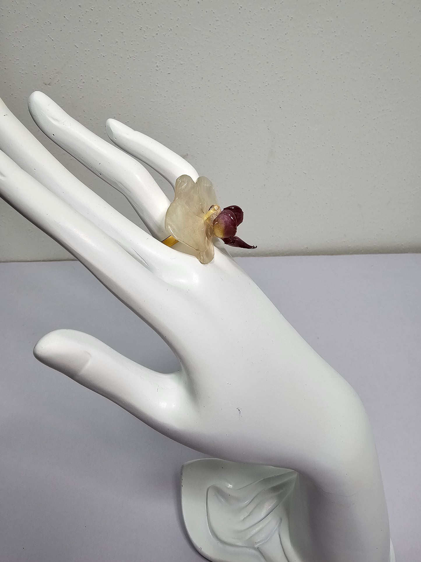 Anillo Orquídea Blanca