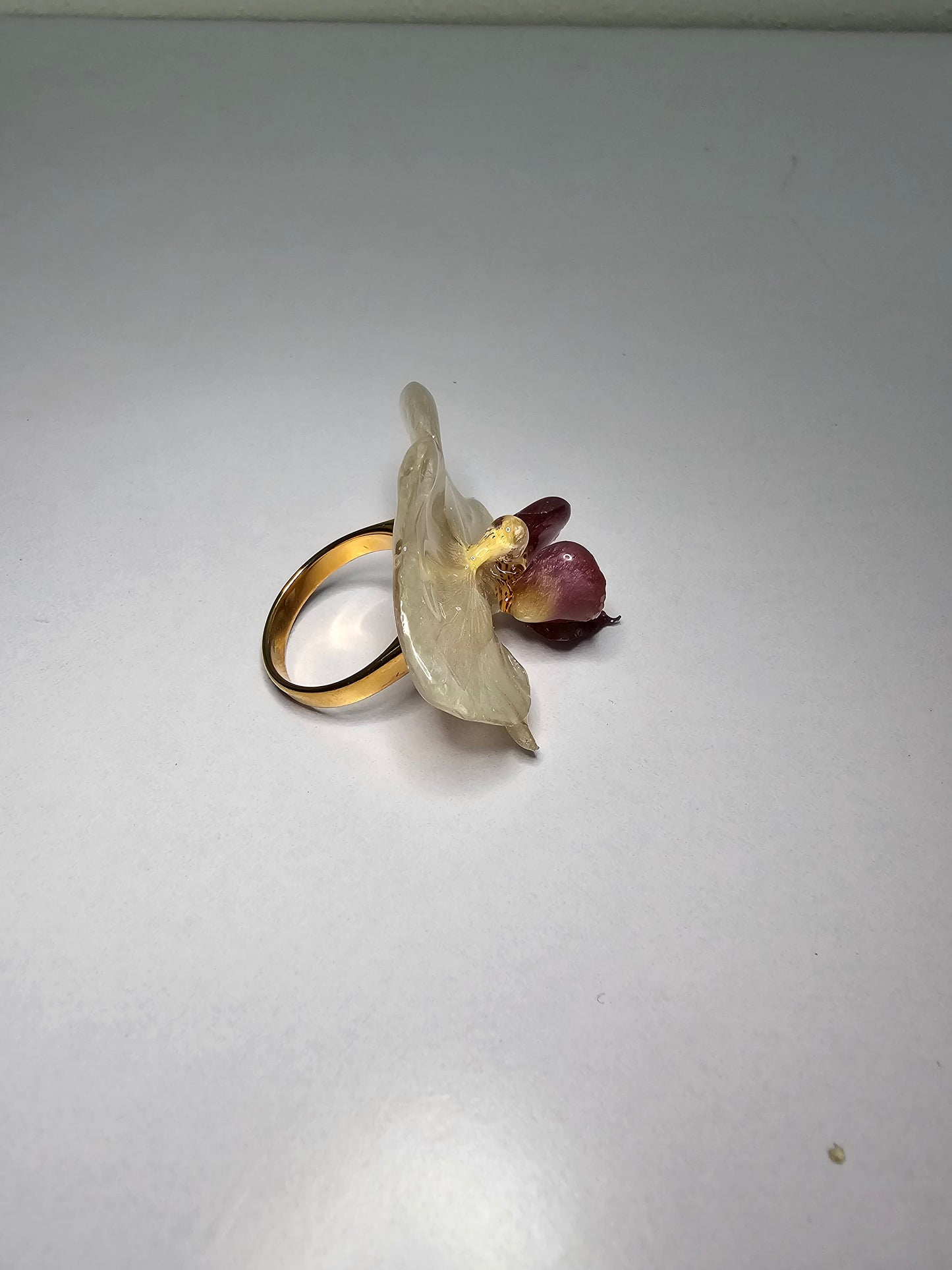 Anillo Orquídea Blanca