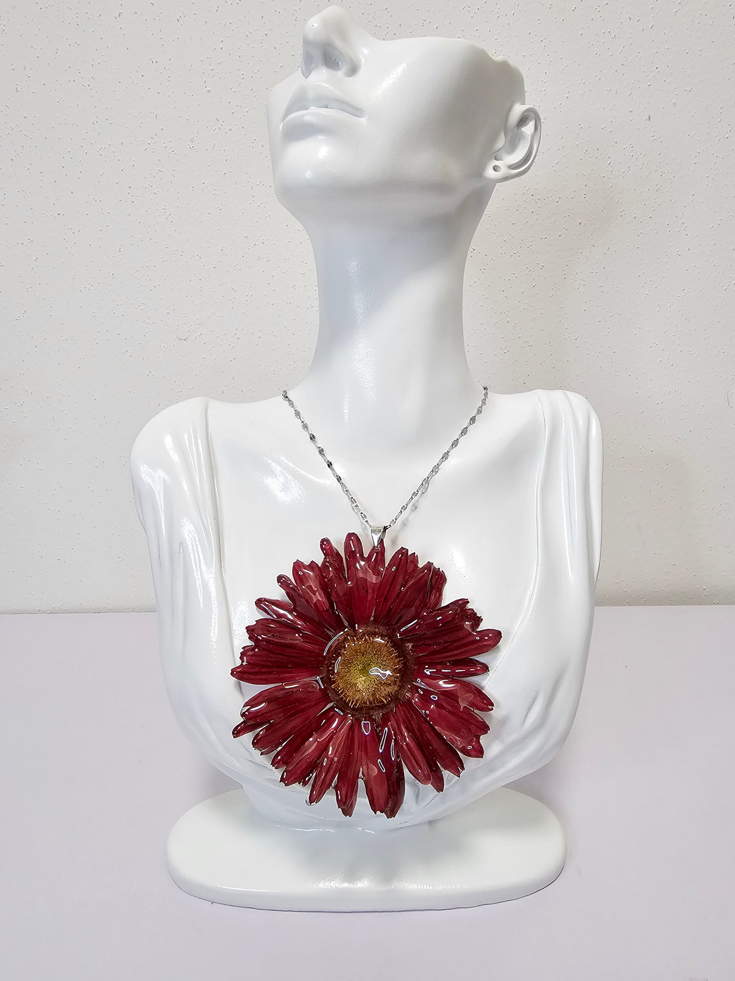 Collar Gerbera Rojo