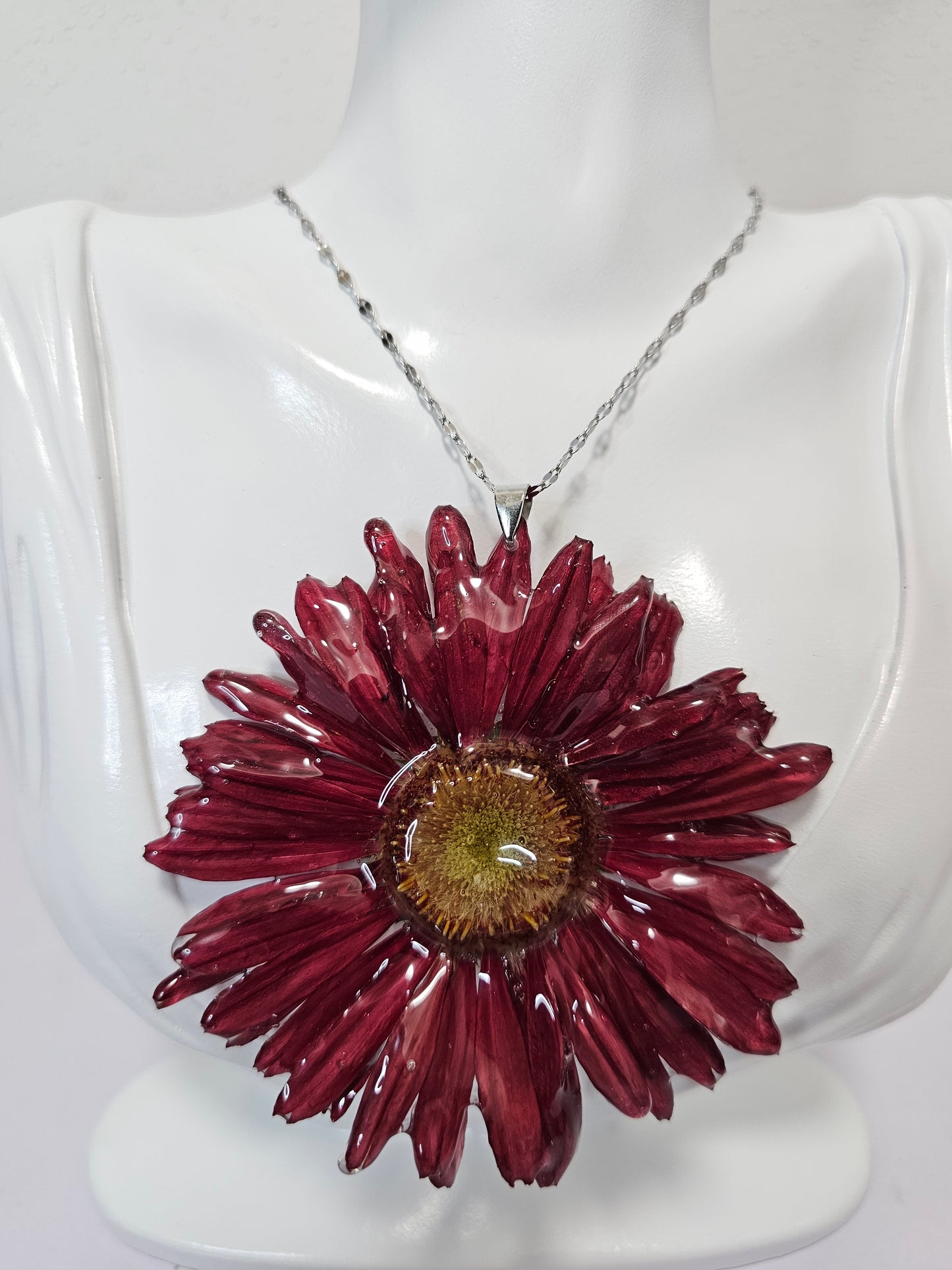 Collar Gerbera Rojo