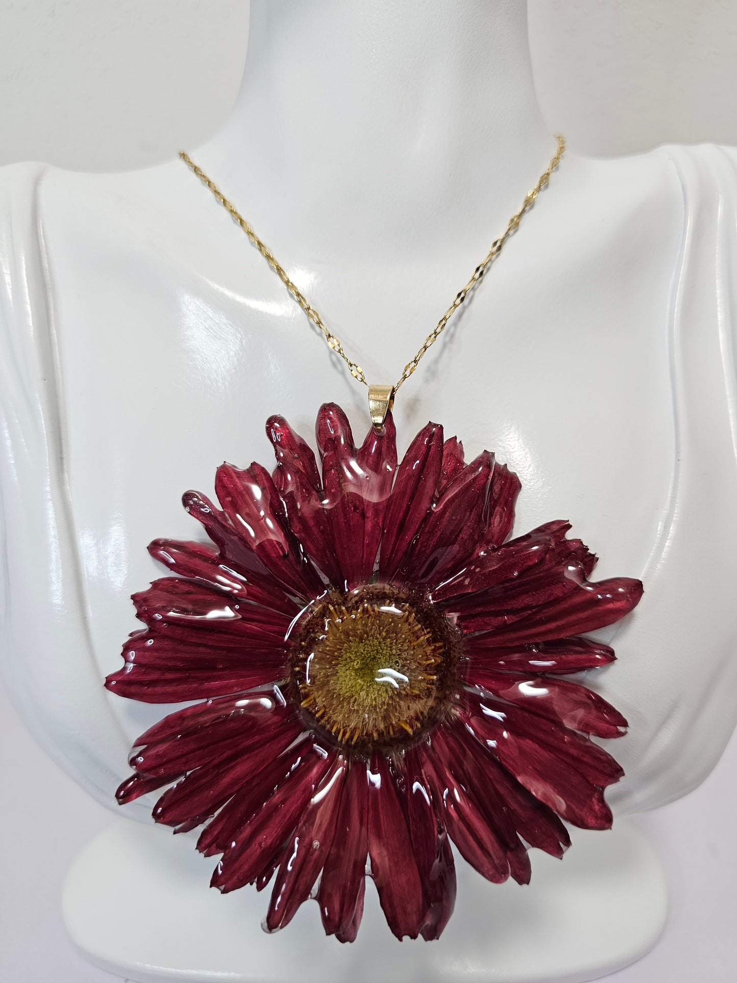 Collar Gerbera Rojo