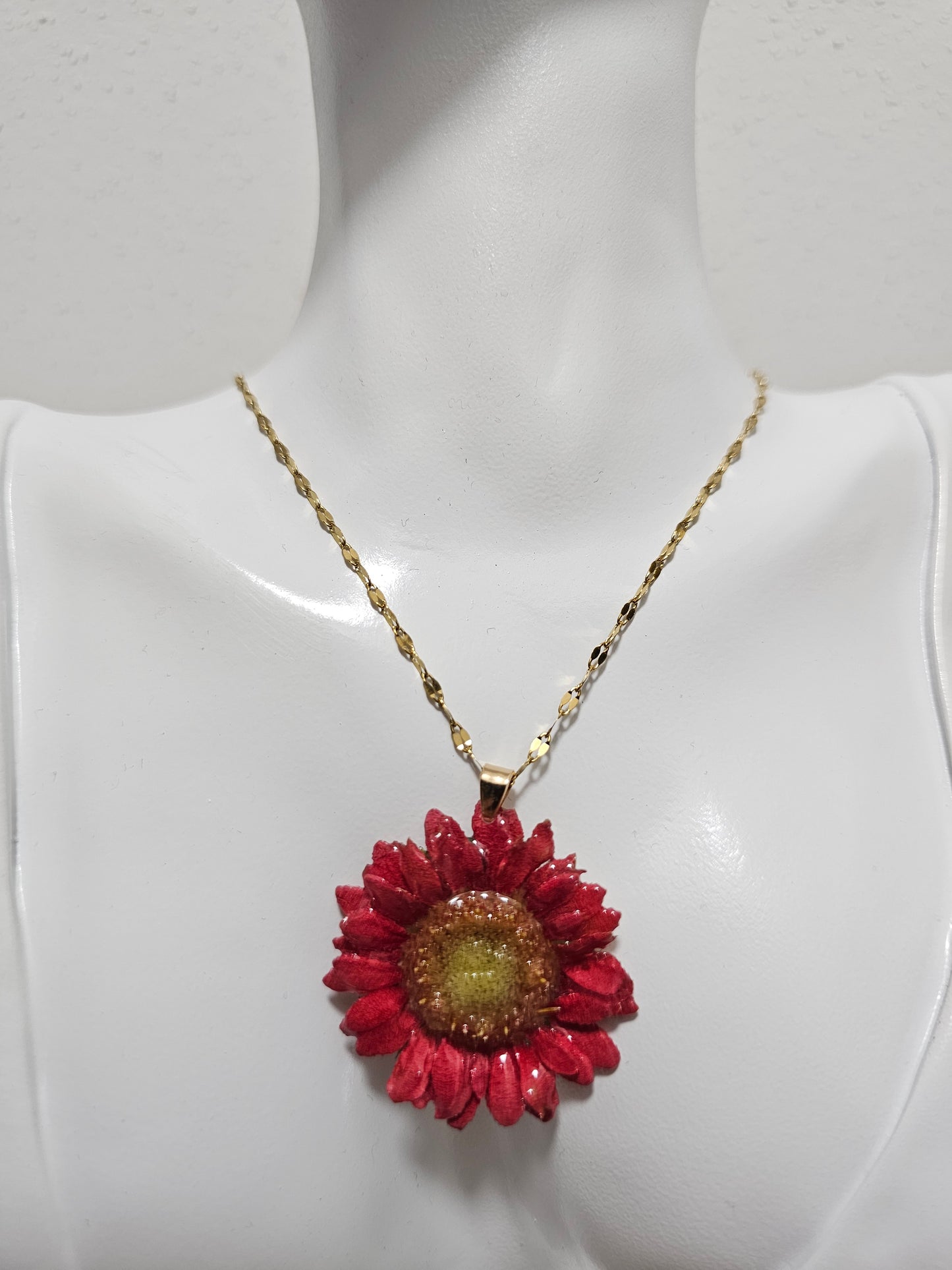 Joyeria Artesanal Mexicana Flor Encapsulada