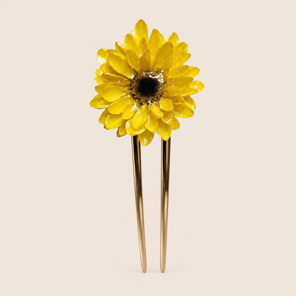 Peinetas con Flores Naturales