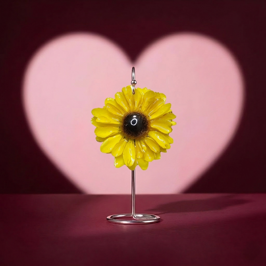 Aretes de Mini Girasol