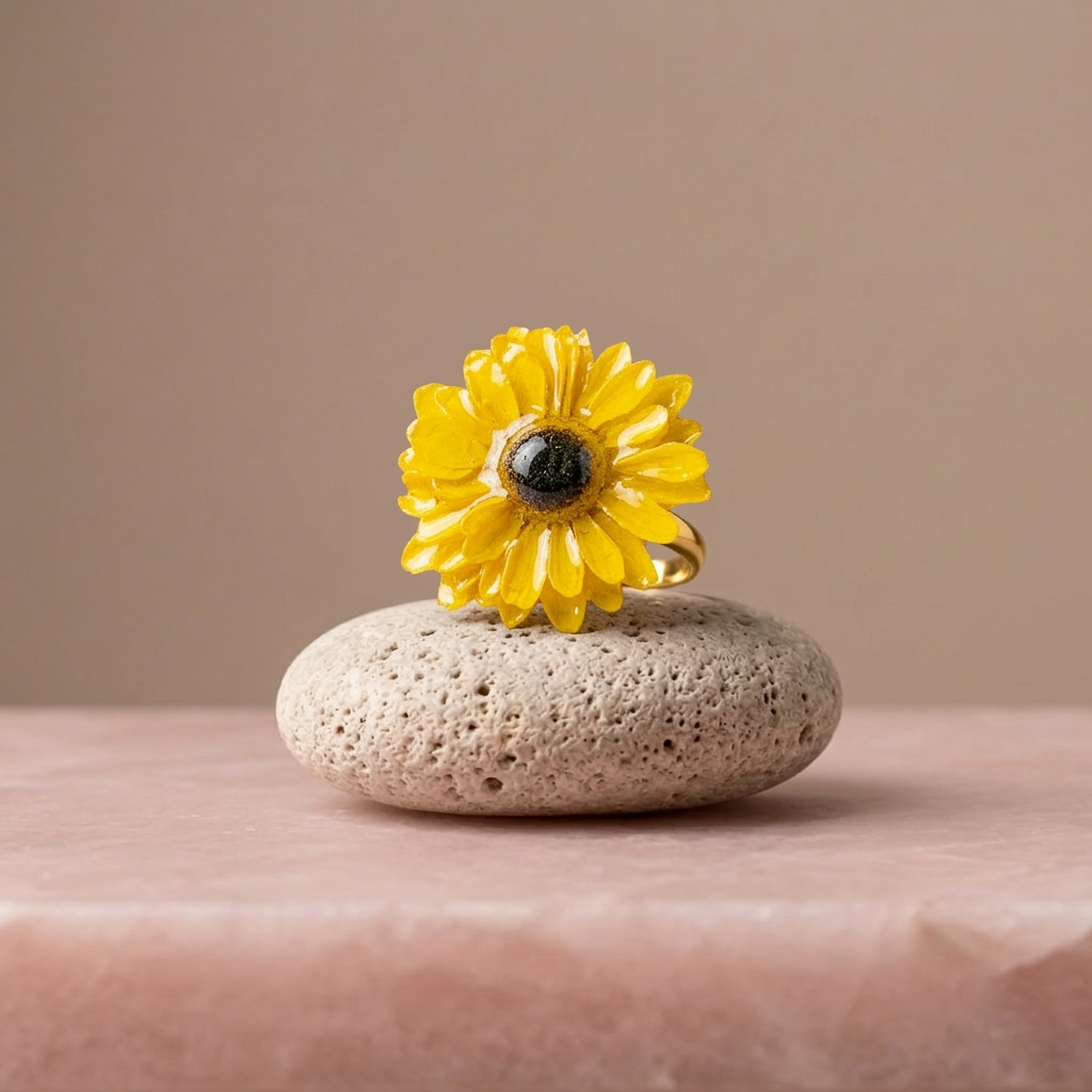 Anillo Mini Girasol