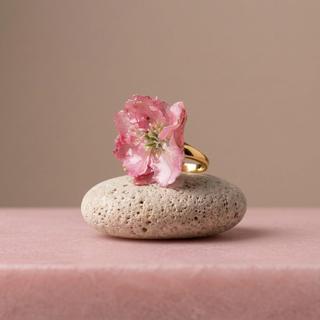 Anillo Espuela de Caballero Rosa