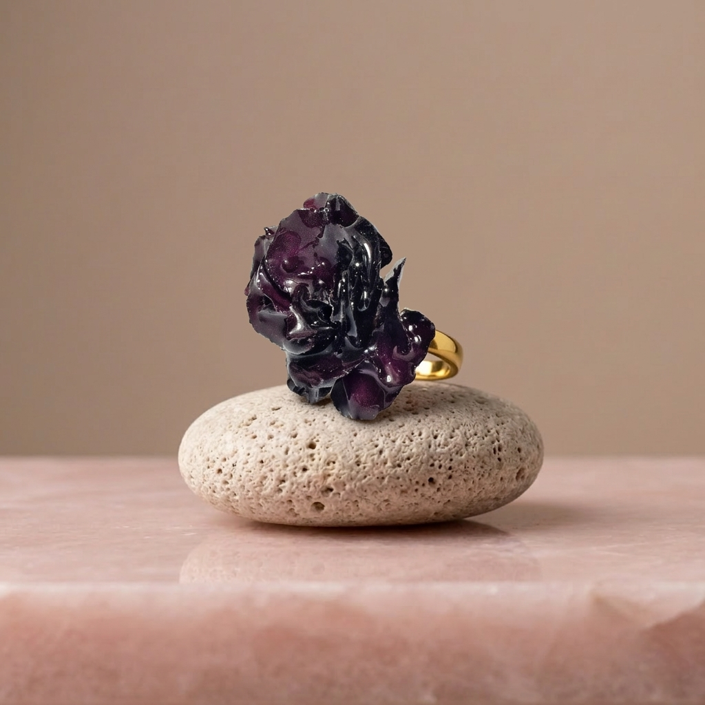 Anillo Clavel Morado