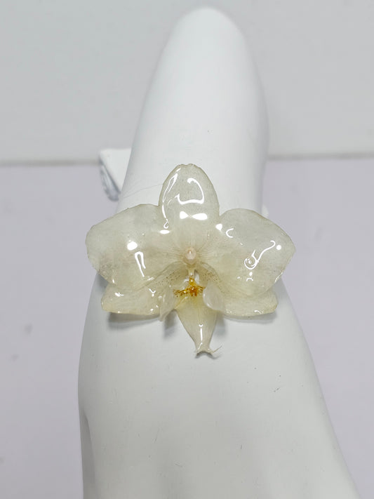 Pulsera Mini Orquídea Blanca