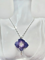 Collar Hortensia Morada