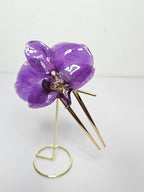 Peineta Orquídea Morada