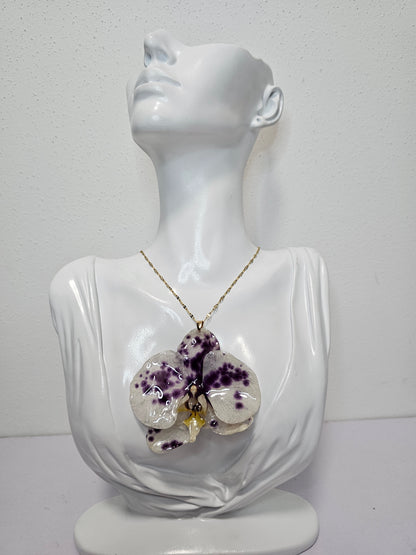 Collar Orquídea Vaquita