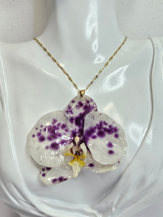 Collar Orquídea Vaquita