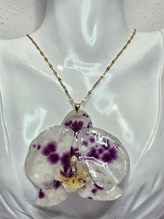 Collar Orquídea Vaquita