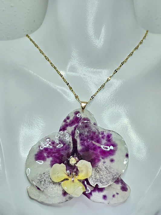 Collar Orquídea Vaquita