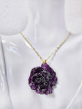 Collar Clavel Morado