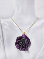 Collar Clavel Morado