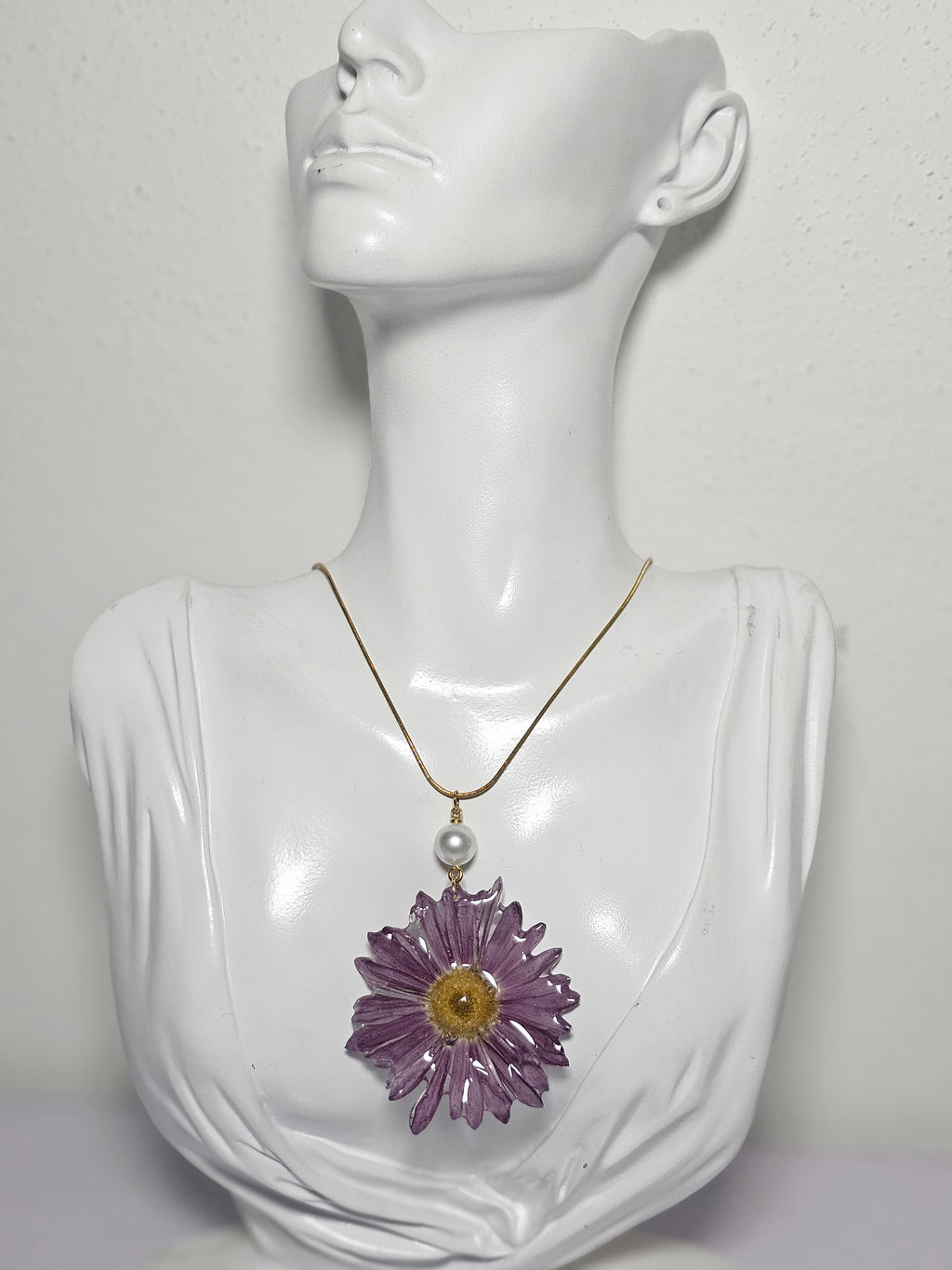 Collar Margarita Morada