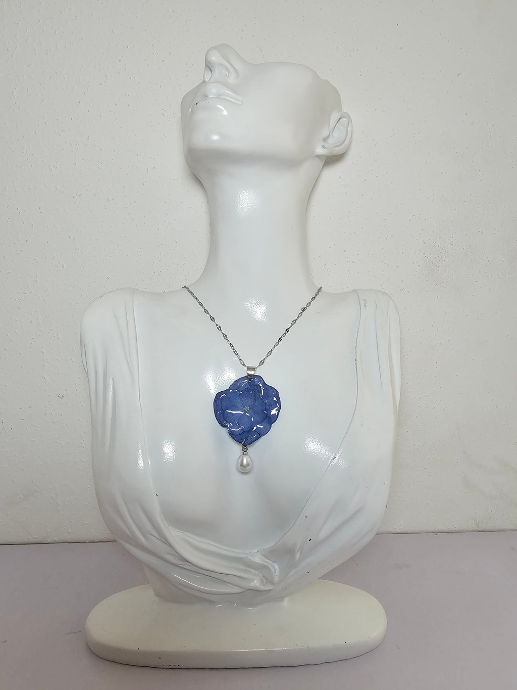 Collar Hortensia Azul