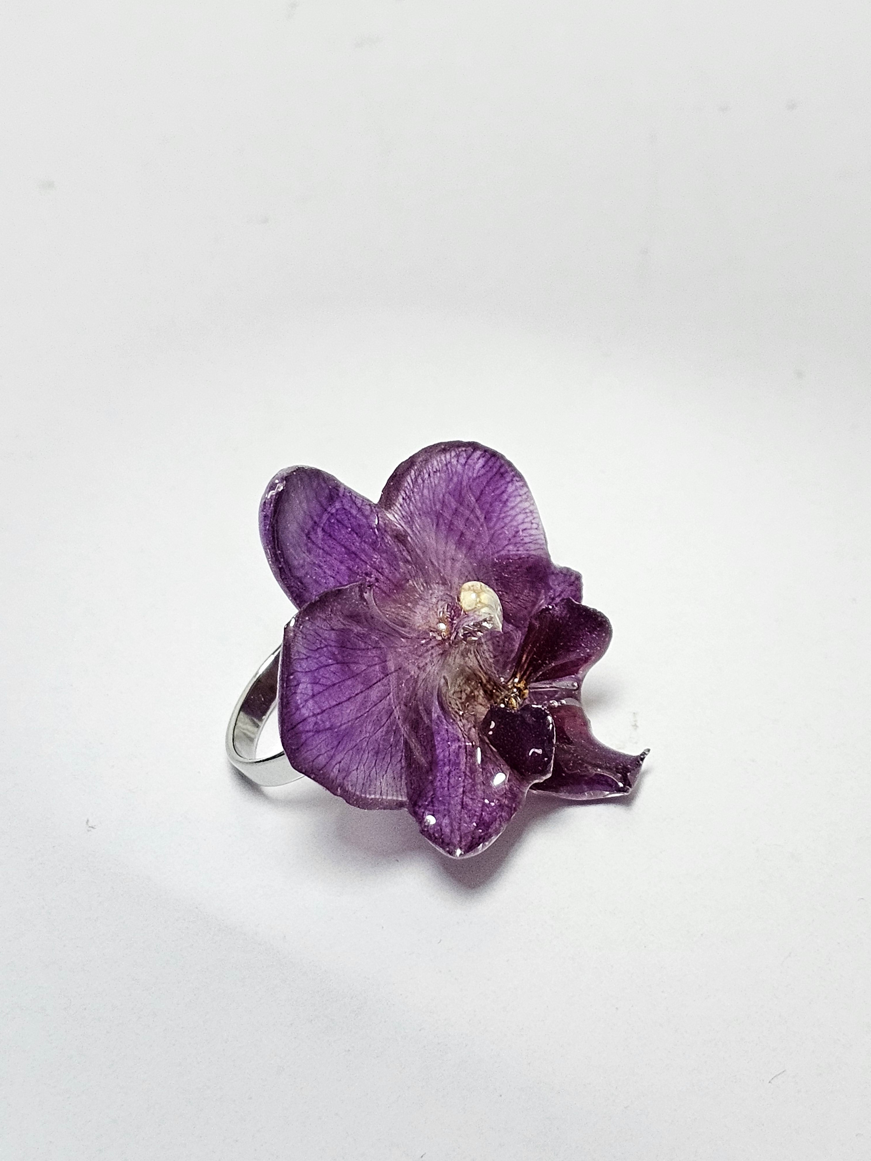 Anillo Orquídea Morada