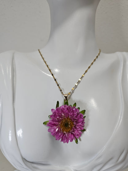 Joyeria Artesanal Mexicana Flor Encapsulada