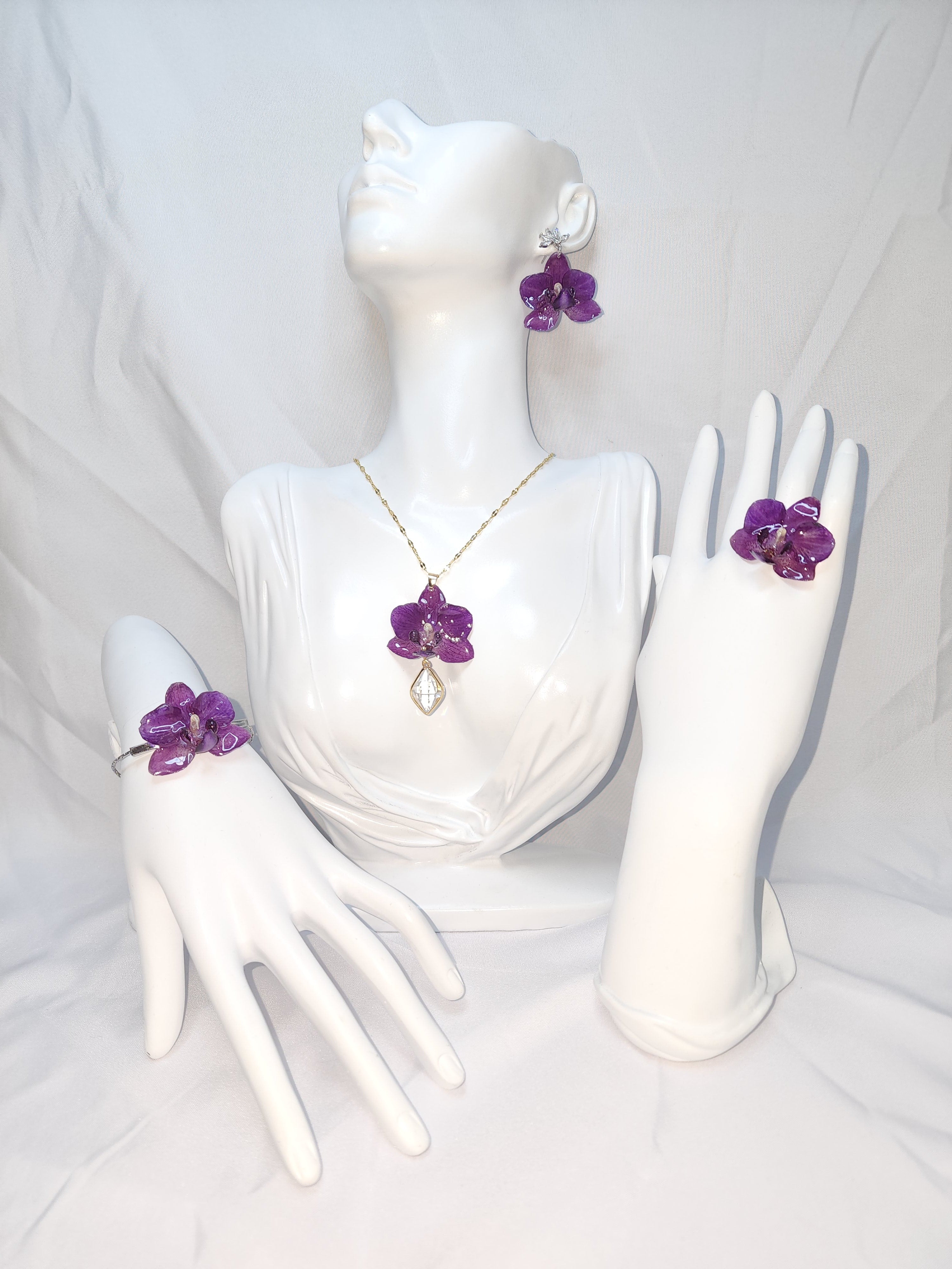 Joyeria Artesanal Mexicana Flor Encapsulada