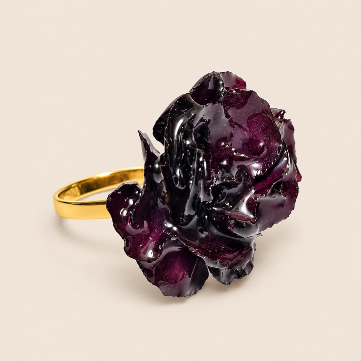 Anillo de Clavel Morado
