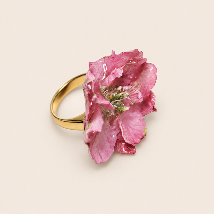 Anillo de Espuela de Caballero Rosa