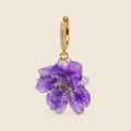 Aretes de Espuela de Caballero Morada