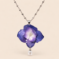 Collar de Hortensia Morada