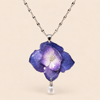 Collar de Hortensia Morada