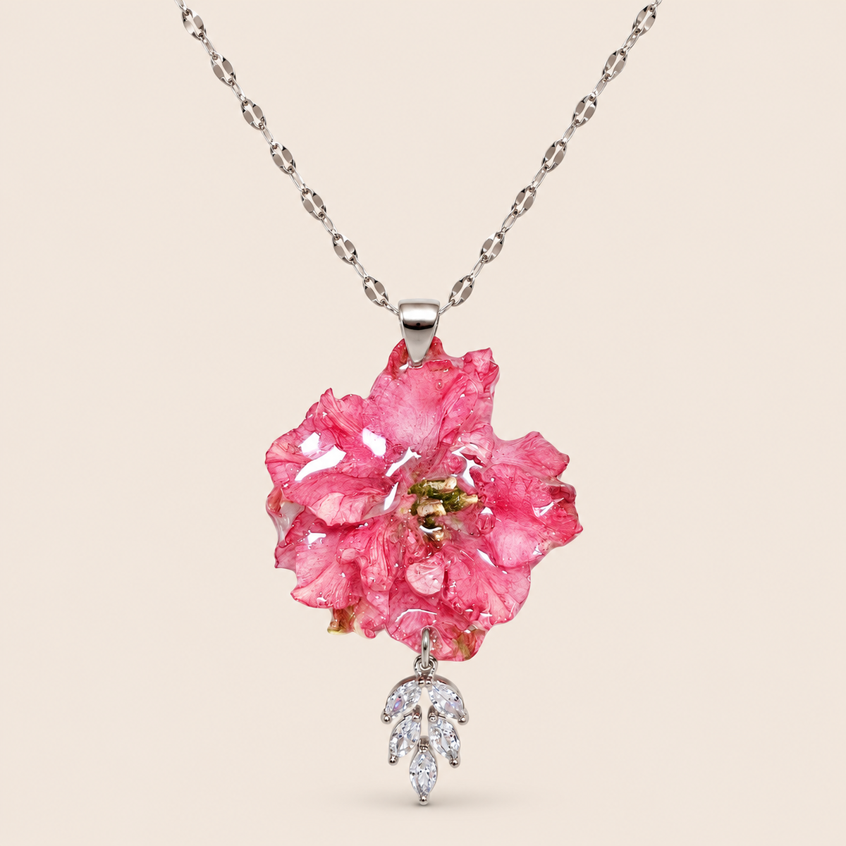 Collar de Espuela de Caballero Rosa