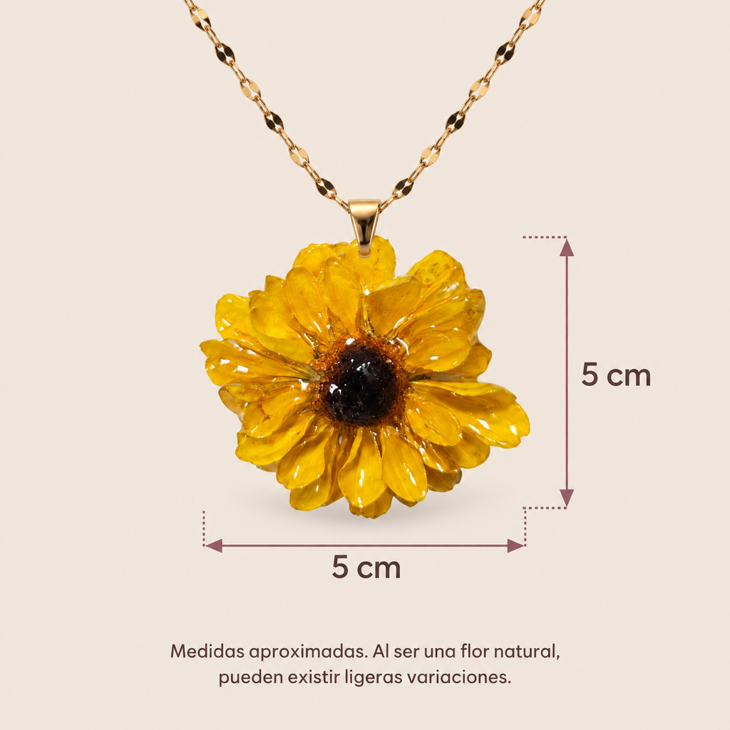 Collar de Mini Girasol