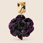 Aretes de Clavel Morado