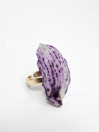 Anillo Pétalos de Orquídea Gota