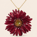 Collar de Gerbera Roja