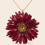 Collar de Gerbera Roja