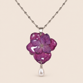 Collar de Hortensia Rosa