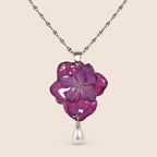 Collar de Hortensia Rosa