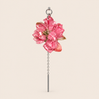 Aretes de Espuela de Caballero Rosa