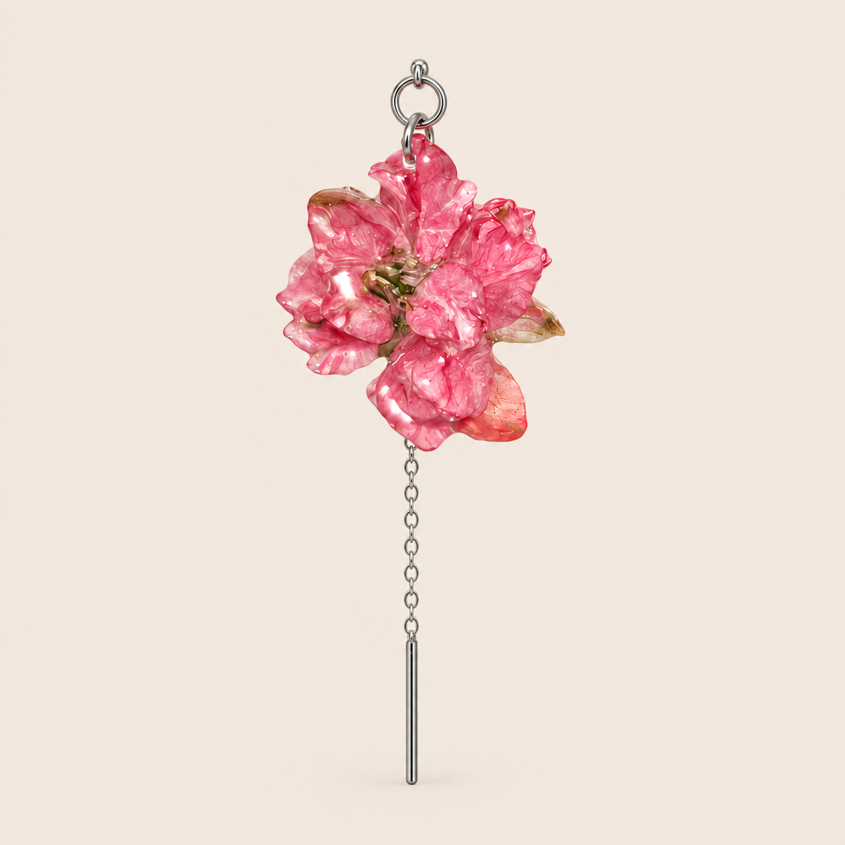 Aretes de Espuela de Caballero Rosa