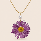 Collar de Margarita Morada